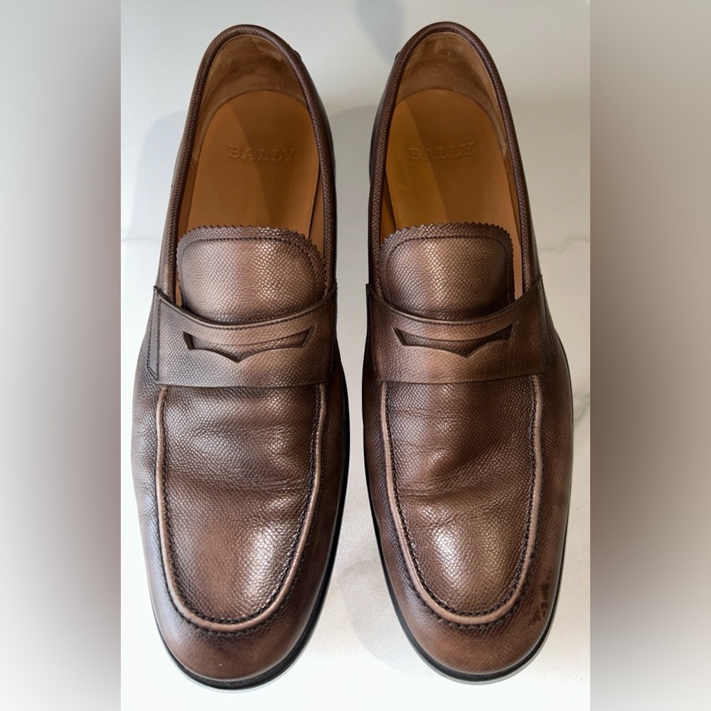 Bally MICSON/01 Men's Medium
Brown Leather Slip On Loafer Dress
Shoes